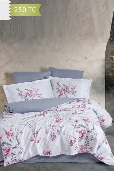 Varol 250 TC Bambu Karışımlı Pamuk Saten Nevresim Takımı – Family Size - GRANDE - Resim 2