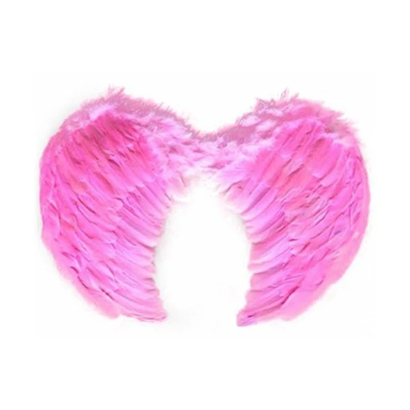 Pembe Melek Kanadı Kostümü Küçük ürün görseli