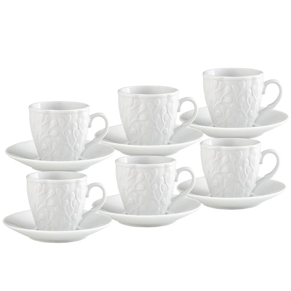 İstinye 6 Kişilik Kahve Fincan Takımı 90 ml - 3