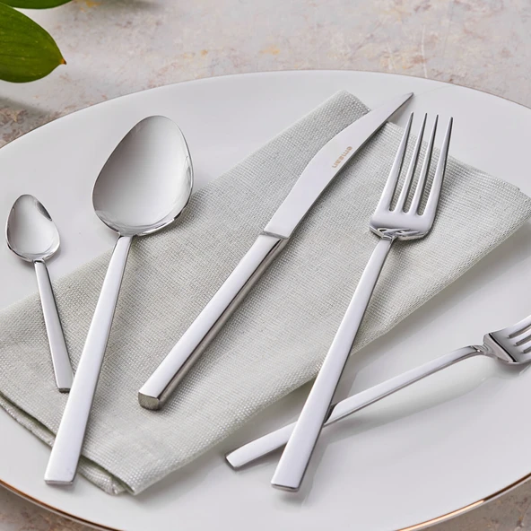 Talia 60 Parça 12 Kişilik Kutulu Çatal Kaşık Bıçak Takımı - 3