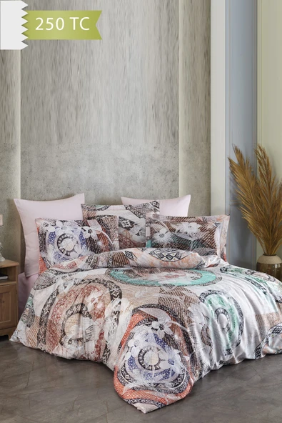 Varol 250 TC Bambu Karışımlı Pamuk Saten Nevresim Takımı – Çift Kişilik - FİOSOLE ürün görseli