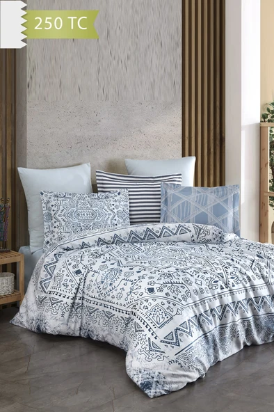 Varol 250 TC Bambu Karışımlı Pamuk Saten Nevresim Takımı – Family Size - JESOLO ürün görseli