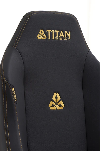 Titanseat Throne Leather Gold Deri Oyuncu Koltuğu - 2