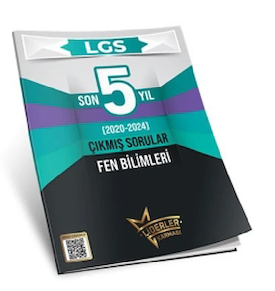 Liderler Karması LGS Son 5 Yıl Fen Bilimleri Branş Çıkmış Sorular (2020-2024) / 9786255501097 ürün görseli