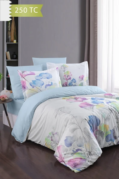 Varol 250 TC Bambu Karışımlı Pamuk Saten Nevresim Takımı – Family Size - NİCE ürün görseli