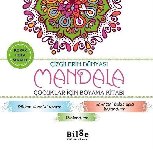 Çizgilerin Dünyası - Mandala & Çocuklar İçin Boyama Kitabı ürün görseli