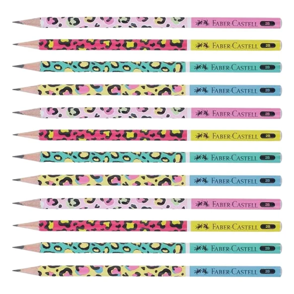 Faber-Castell Safari 2B Yuvarlak Kurşun Kalem 12 Adet ürün görseli