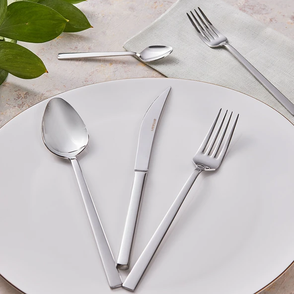 Talia 60 Parça 12 Kişilik Kutulu Çatal Kaşık Bıçak Takımı - 4