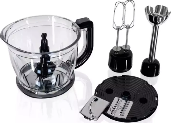 Arnica GH21801 Diva Trend Pro Doğrayıcı Blender Seti Gümüş - 3