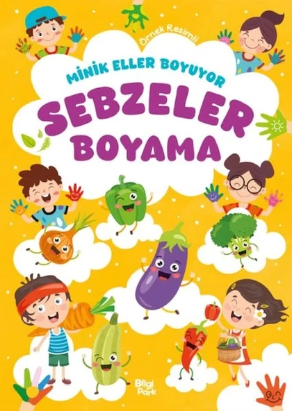 Bilgipark / Minik Eller Boyuyor - Sebzeler Boyama ürün görseli 1