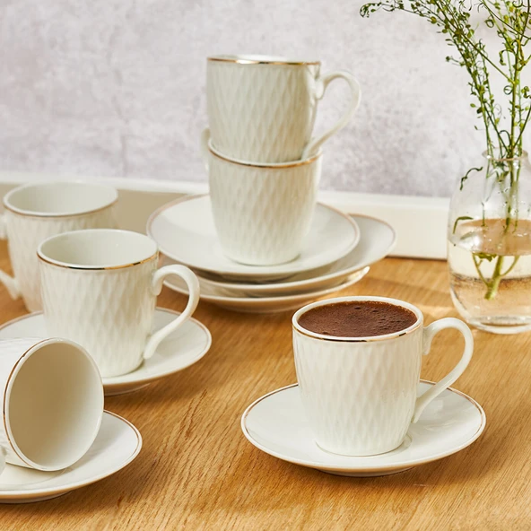 LORA 6 KİŞİLİK KAHVE FİNCAN TK. - 3