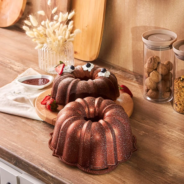 50. Yıl Kek Kalıbı Bakır