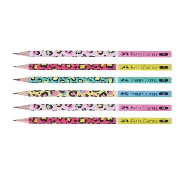 Faber-Castell Safari 2B Yuvarlak Kurşun Kalem 6 Adet ürün görseli