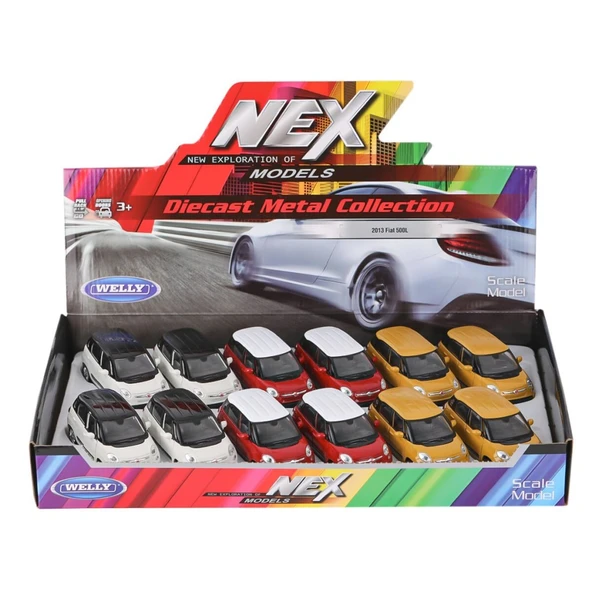 43658 NessiWorld Çek Bırak Fiat 13 500L -Karsan Oyuncak - Resim 5