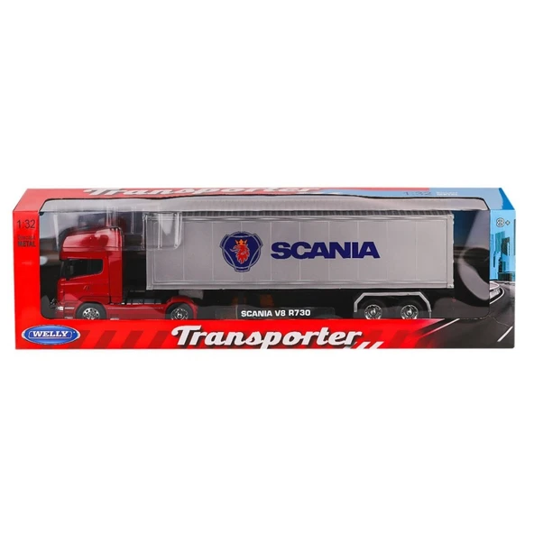32671S-W NessiWorld Scania Transporter V8 R730 1:24 -Karsan Oyuncak ürün görseli