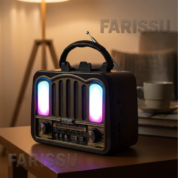 Solar Şarjlı Müzik Kutusu: AM/FM/SW Radyo & Bluetooth Hoparlör (BK-7081BTS) - 2