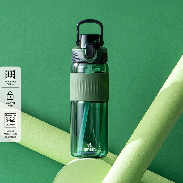 Emsan Motivation Termos Yeşil 690 ml ürün görseli