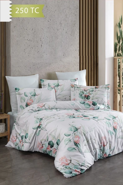 Varol 250 TC Bambu Karışımlı Pamuk Saten Nevresim Takımı – Çift Kişilik - ELBİST ürün görseli