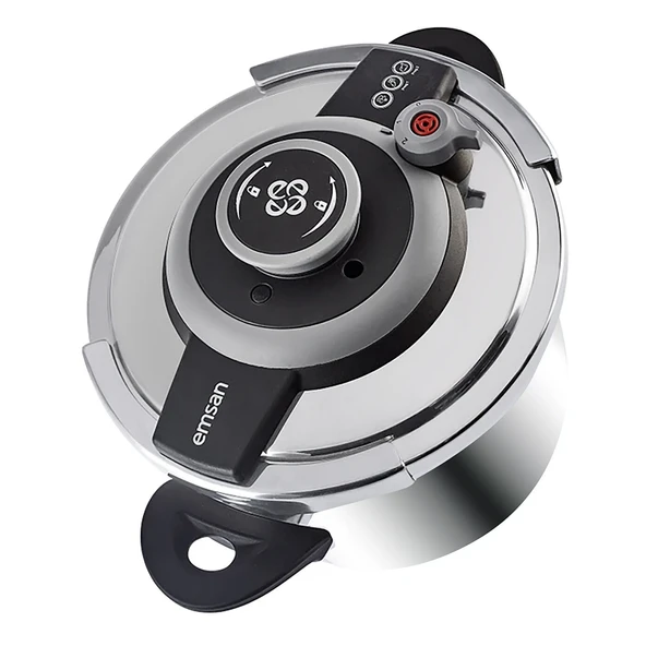 Vera Düdüklü Tencere 4 Litre Siyah - 4