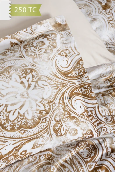 Varol 250 TC Bambu Karışımlı Pamuk Saten Nevresim Takımı – Family Size - SANTE - Resim 3