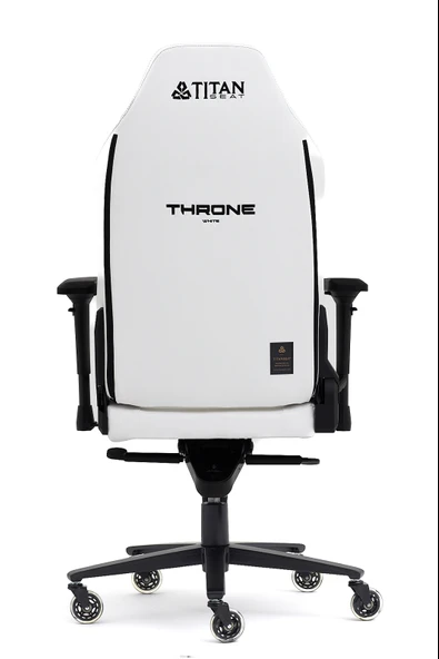 Titanseat Throne Leather White Deri Oyuncu Koltuğu - 6