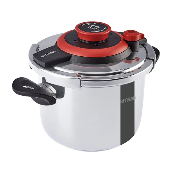 Vera Düdüklü Tencere Seti 4+6 Litre Kırmızı - 4