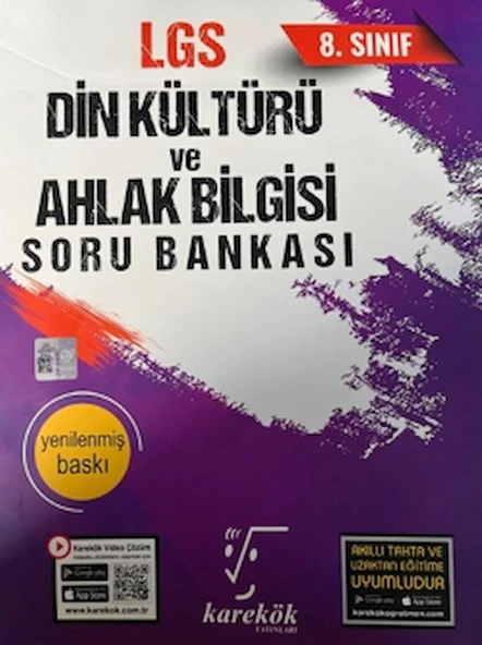 8. Sınıf LGS Din Kültürü Soru Bankası / Kolektif / Karekök Yayıncılık / 9786258419856 ürün görseli