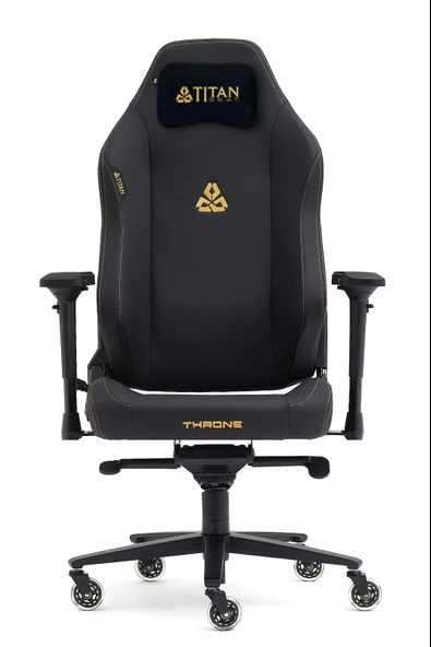 Titanseat Throne Leather Gold Deri Oyuncu Koltuğu