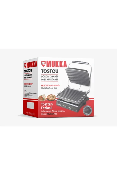 mukka Tostcu Gerçek Döküm Uyumlu Granit Tost Makinesi - 2