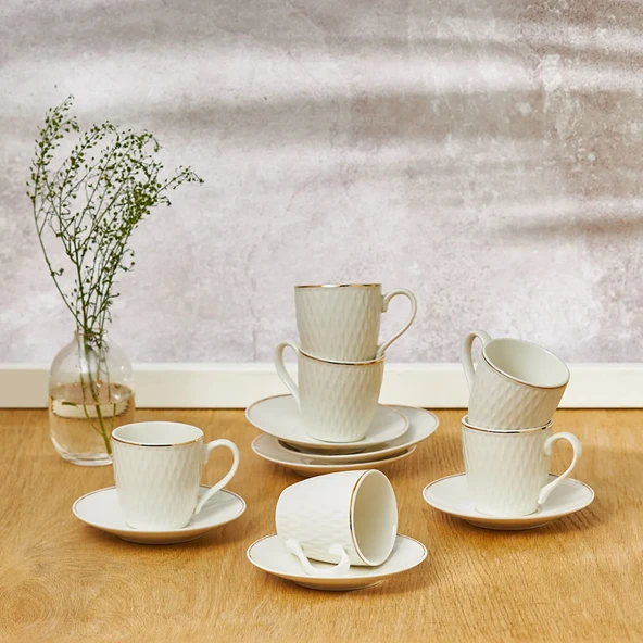 LORA 6 KİŞİLİK KAHVE FİNCAN TK.