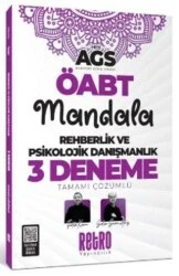 RETRO YAYINLARI 2026 MEB AGS ÖABT Rehberlik ve Psikolojik Danışmanlık Mandala 3 Deneme ürün görseli