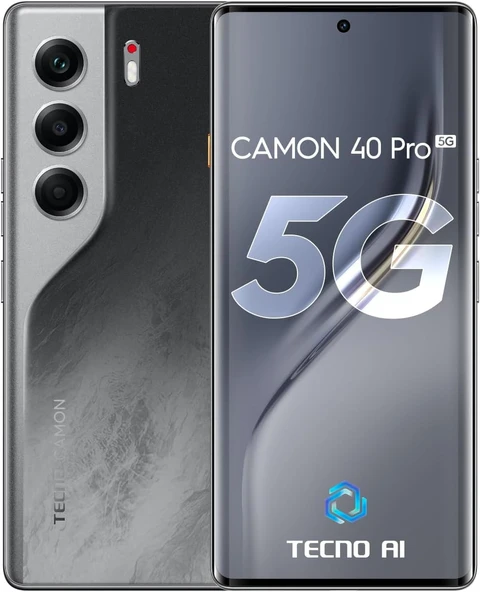 Tecno CAMON 40 Pro 5G 12/256 GB Kozmik Siyah ürün görseli 1