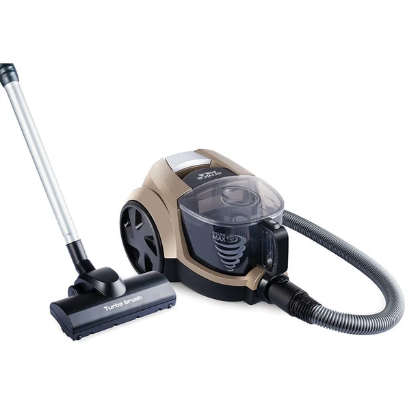 Arnica Pika Turbo ET14411 Toz Torbasız Elektrikli Süpürge Rose Gold - Resim 3