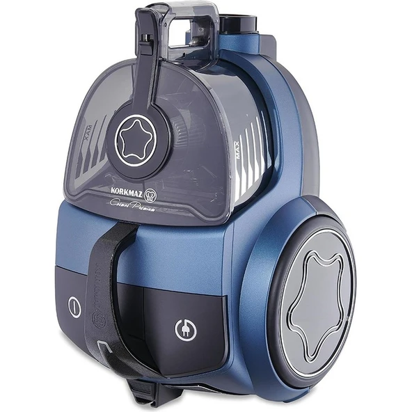 Korkmaz Cosmos Premium AzuraSiyah Elektrikli Süpürge - Resim 2