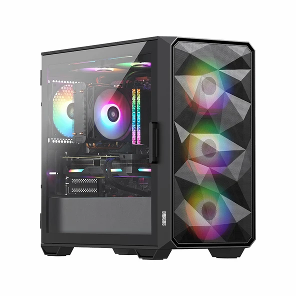 Dragos DRx6014 Ryzen 5 7500F 32GB DDR5 512GB M.2 NVMe 12GB RTX3060 Oem Paket ürün görseli 1