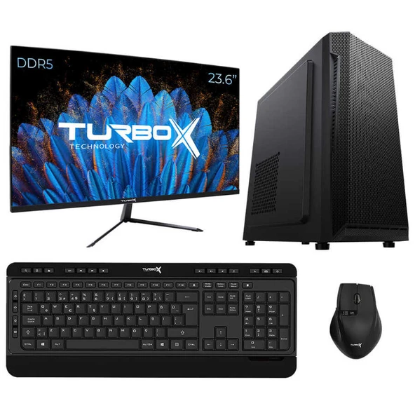 Turbox Tx4890 Intel Core i5 13400 32GB DDR5 Ram 1TB NVMe 23.6 inç FHD Monitör Oem Paket ürün görseli