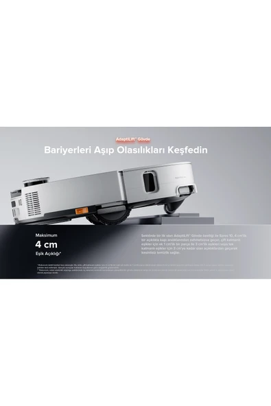 Roborock Saros 10 Smart Robot Vacuum Cleaner White - 4