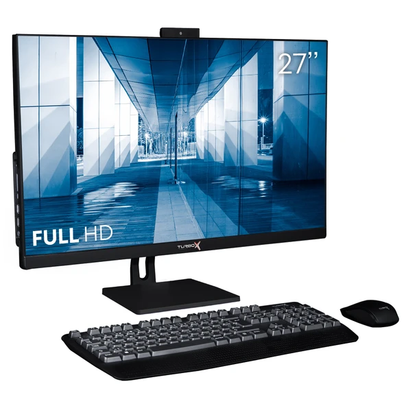 Turbox TAx1010 Intel Core i5 12400 16GB DDR4 Ram 1TB NVMe 27 FHD Bluetooth Webcam All in One PC