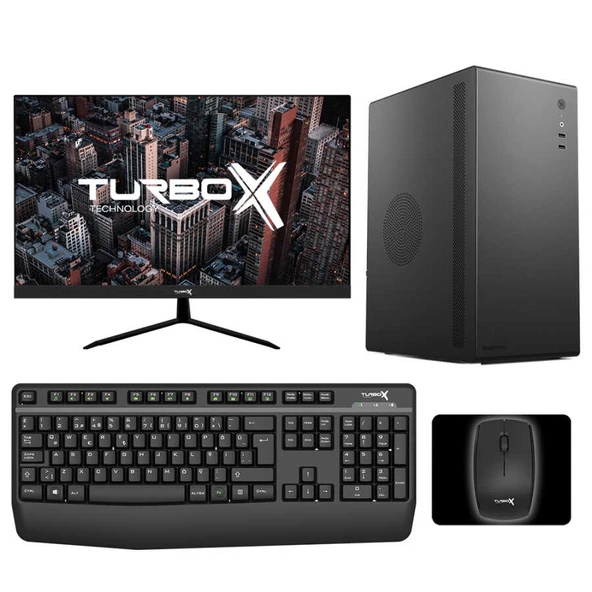 Turbox Tx4287 i3 6100 16GB DDR4 256GB NVMe 21.5 inç Monitör Masaüstü Ev Oem Paket ürün görseli