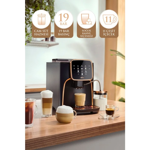 Arzum Ok0028 Arzum Okka Espresso Pro M Tam Otomatik - Krom - Resim 2