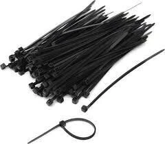 UV Tork Kablo Bağı Cırt Kelepçe 2,5 mmx200 mm Siyah 100 'Lü Paket - 3