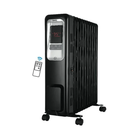 Raks Elektrikli Yağlı Radyatör Perge 2300 Watt Kumandalı ürün görseli 1