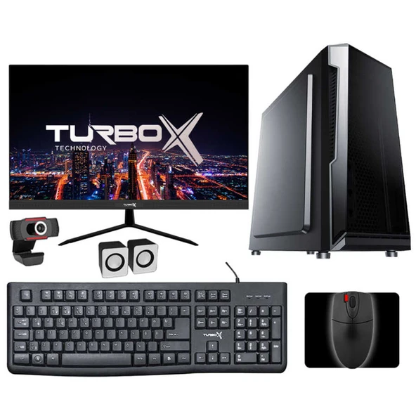 Turbox Tx4502 i3 6100 8GB DDR4 512GB SSD 21.5 inç FHD Monitör Oem Paket ürün görseli
