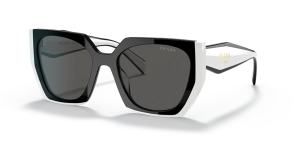 Prada PR 15WS 09Q5S0 Black/White-Dark Grey Kadın Güneş Gözlüğü ürün görseli