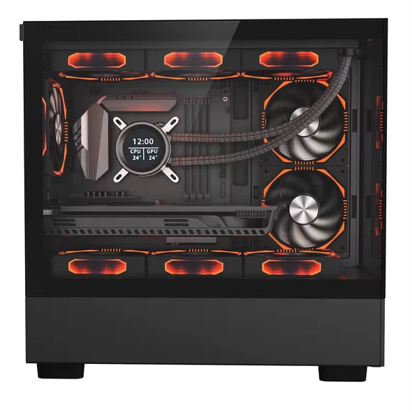 Dragos DRx7480 Ryzen 5 5600 32GB Ram 1TB M2 NVMe SSD 8GB RTX5060 Oem Paket - Resim 2