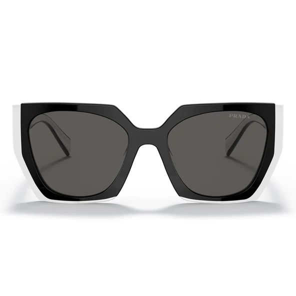 Prada PR 15WS 09Q5S0 Black/White-Dark Grey Kadın Güneş Gözlüğü - Resim 2