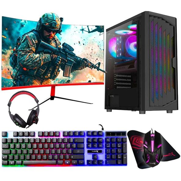 Turbox Tx5695 i5 4440 16GB Ram 256GB SSD 4GB GT740 23.6 100Hz Curved Oem Paket ürün görseli