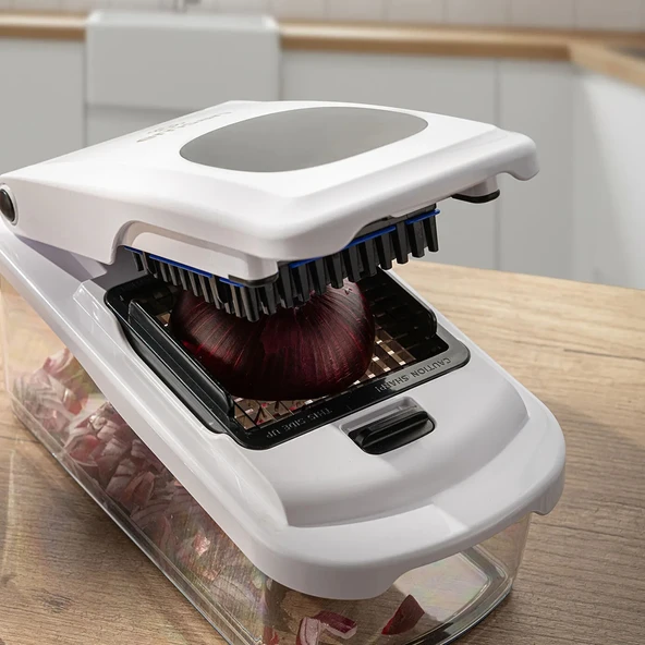 Emsan Smart Hazneli Doğrayıcı Beyaz 10 Parça - Resim 9