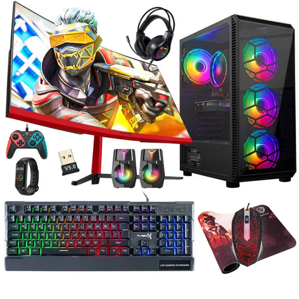 Turbox Tx5140 Intel Core i5 8400 16GB Ram 512GB SSD 4GB GT740 GDDR5 23.6 100Hz Curved Oem Paket ürün görseli