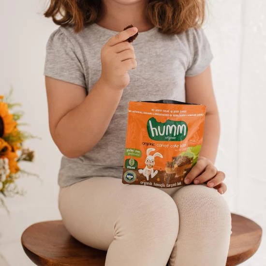 Humm Organik Havuçlu Tarçınlı Vegan Kek 30 Gr - Resim 3